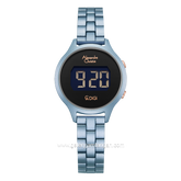 Alexandre Christie AC 9379 LH Digital Blue Stainless Steel